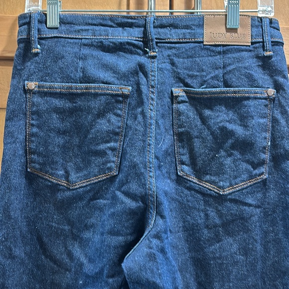 Judy Blue Jeans Darling High Rise Front Seam Wide Leg Size 9/29" - Picture 3 of 5